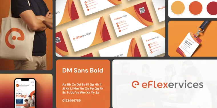 eFlexervices brand identity