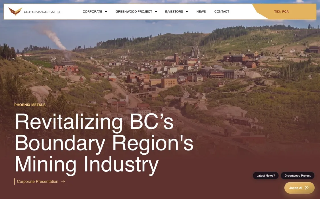 Phoenix Metals website