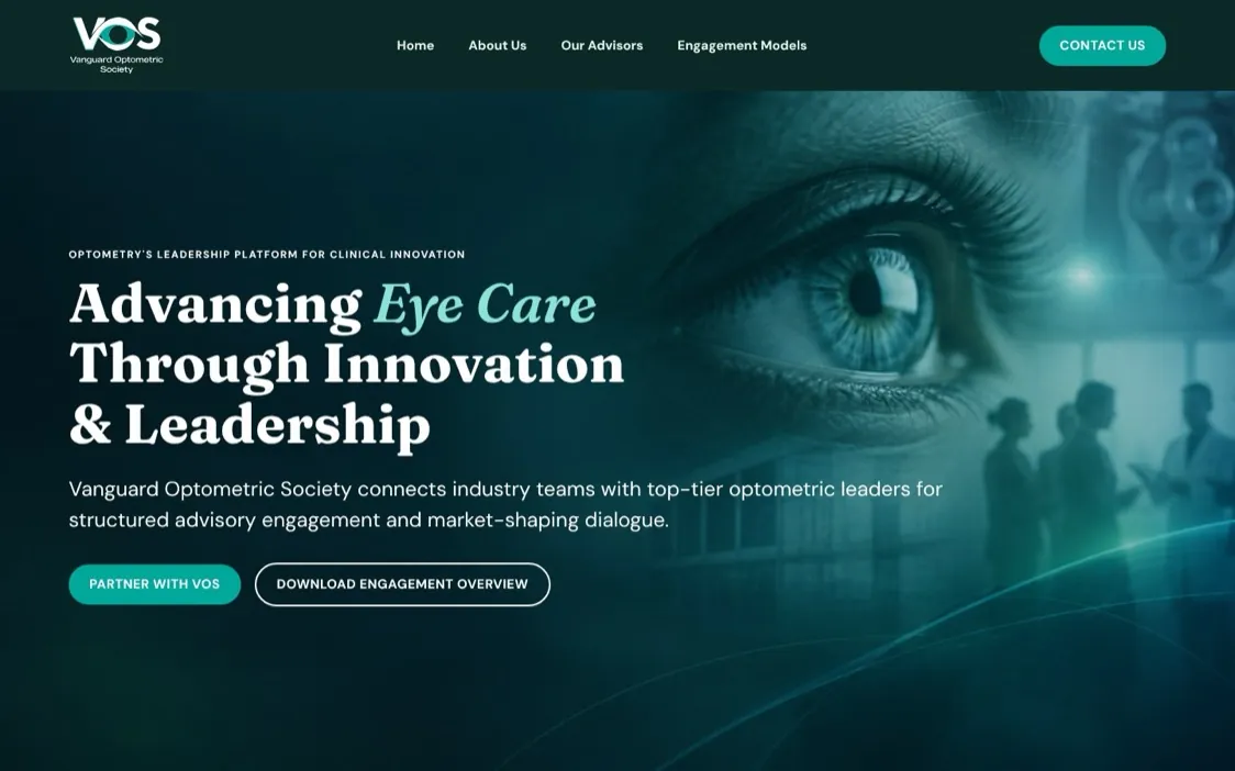 Vanguard Optometric Society website